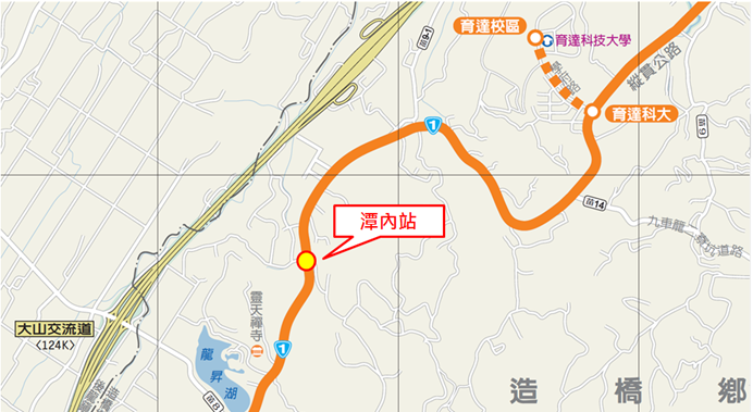 高鐵苗栗站快捷公車異動路線